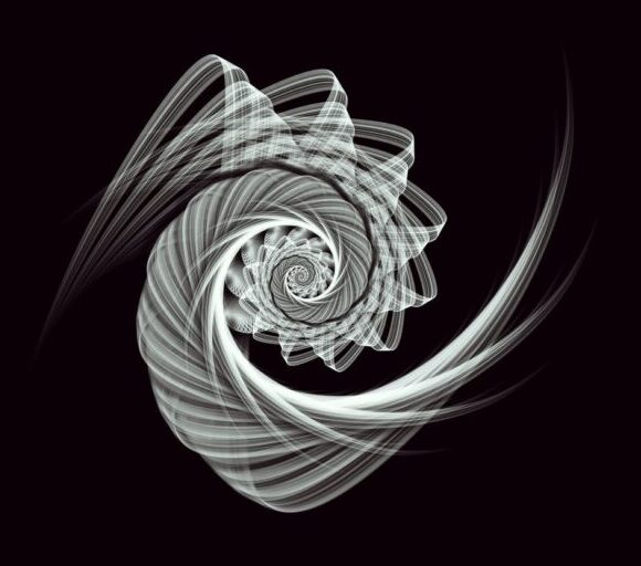art wave curve pattern